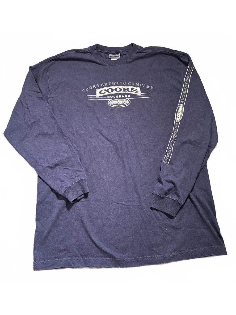 Vintage Y2K Coors Brewing Company Long Sleeve Shirt Jansport logo Colorado